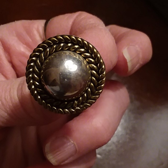 Large Sterling Silver braided earrings. - Picture 4 of 4